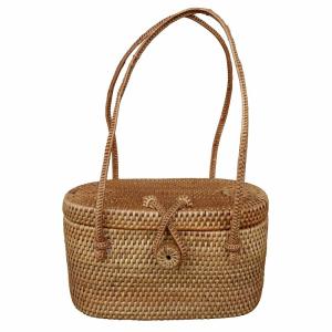 アタバッグ スモール 蓋付きハンドバッグ 20X10X9.5【 カゴ