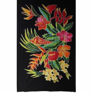 手描きバティック パレオ マルチファブリック サロン