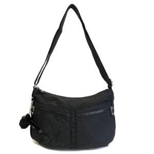 Kipling キプリング ショルダーバッグ IZELLAH イゼラー 軽量 ナイロンバッグ ブラック K02144 P39【並行輸入品】