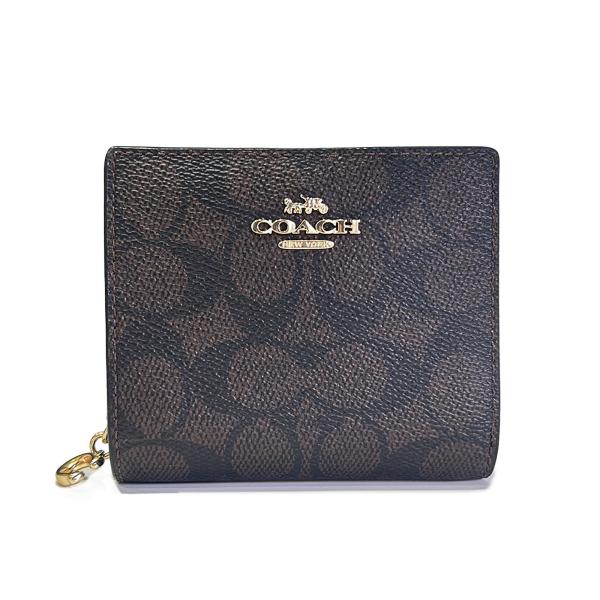 COACH OUTLET  コーチアウトレット 財布 レディース 折り財布 シグネチャー スナップ ...