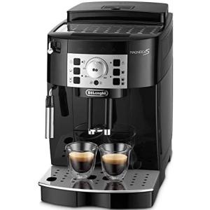 デロンギ(DeLonghi) 全自動コーヒーメーカー マグニフィカS ミルク泡立て 手動 ブラック エントリーモデル　ECAM22112B