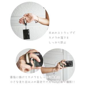 カメラストラップ フィンガーストラップ ミラー...の詳細画像2