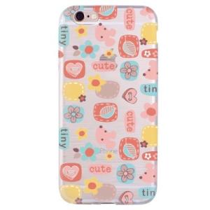 【iPhone6s Plus / iPhone6 Plus ケース】★ポップ＆キュート★ ☆花柄 マウス ネズミ ハート ソフトタイプ ソフトケース TPUケース☆｜asianzakka