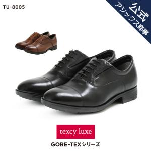 ポイント10倍 texcy luxe(テクシーリュクス) ビジネスシューズ 革靴 メンズ 本革 防水タイプ ゴアテックス GORE-TEX 雨 梅雨 通勤 TU-8005 アシックス商事｜asicstrading