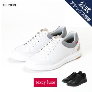 texcy luxe(テクシーリュクス) ビジネスシューズ 革靴 メンズ ビジカジ 本革 黒 白 スニーカー 2E TU-7039 アシックス商事