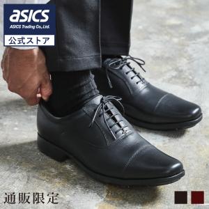 公式通販デザイン texcy luxe(テクシーリュクス)ビジネスシューズ スクエアトゥ 紐タイプ 本革 3E相当 革靴 TU-7030S アシックス商事 1114as