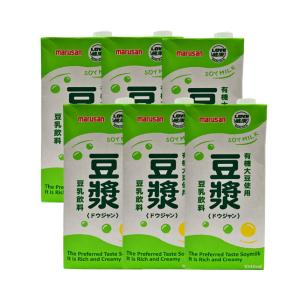 マルサン　有機大豆使用 豆漿（ドウジャン）豆乳飲料＜1000ml＞まとめて6本