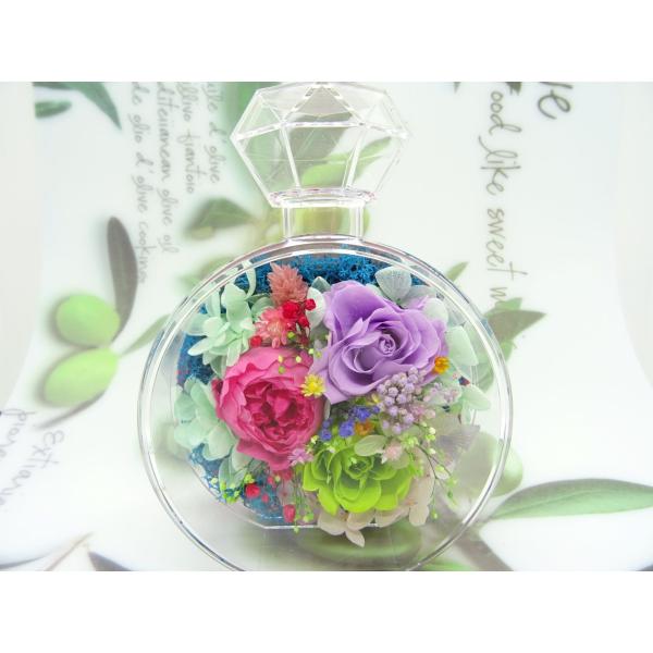 プリザーブドフラワー 香水型アレンジメント 母の日 プレゼント 花 誕生日 結婚祝い 退職祝い 贈り...