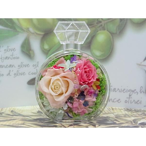 プリザーブドフラワー 香水型アレンジメント 母の日 プレゼント 花 誕生日 結婚祝い 退職祝い 贈り...