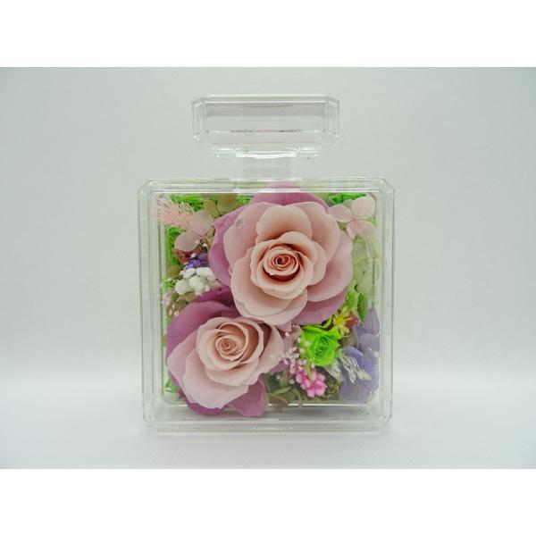 プリザーブドフラワー 香水型アレンジメント 母の日 プレゼント 花 誕生日 結婚祝い 退職祝い 贈り...