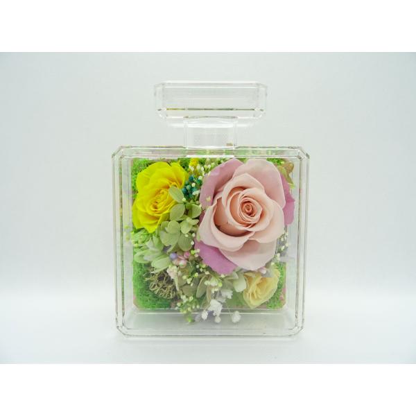 プリザーブドフラワー 香水型アレンジメント 母の日 プレゼント 花 誕生日 結婚祝い 退職祝い 贈り...