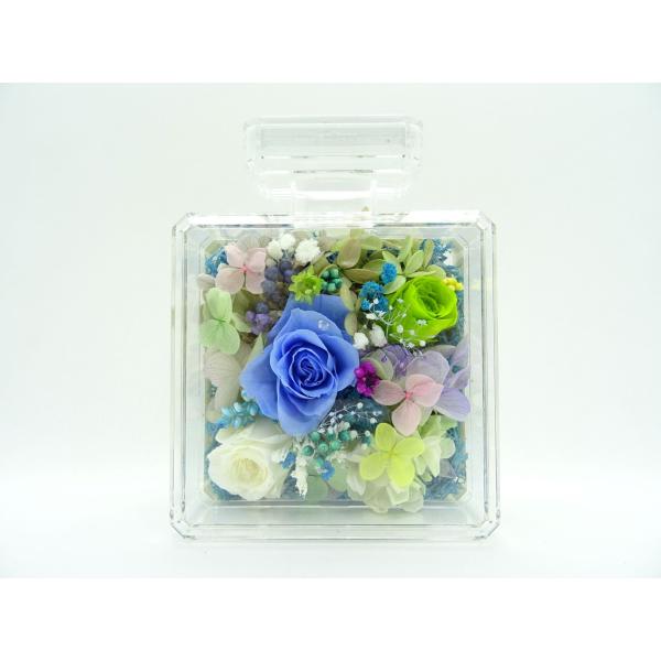 プリザーブドフラワー 香水型アレンジメント 母の日 プレゼント 花 誕生日 結婚祝い 退職祝い 贈り...