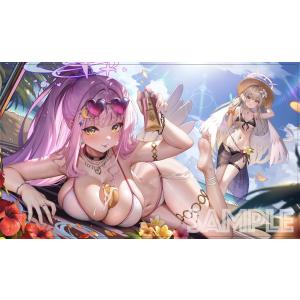 Eatos カードゲームプレイマット ☆『ミカ&ナギサ/illust：MeIoN』★ 【サンクリ2024 Spring】｜asimani