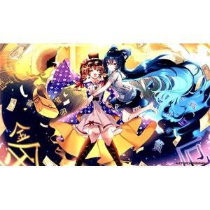 逸遊団 カードゲームプレイマット ☆『依神姉妹/illust:kirero』★ 【(エア)第十七回博...