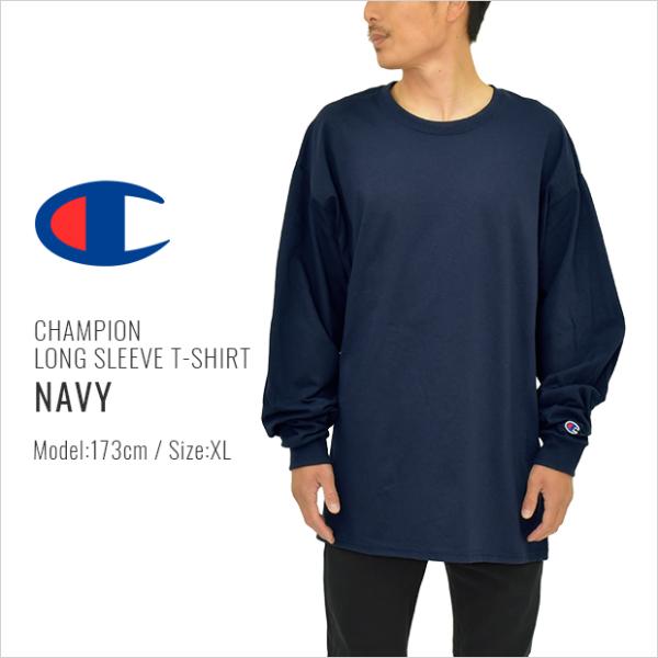 チャンピオン ロンT Tシャツ 長袖Tシャツ CHAMPION メンズ 大きいサイズ USモデル 無...