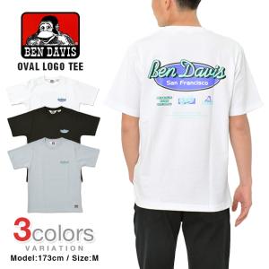 ベンデイビス Tシャツ BEN DAVIS OVAL LOGO TEE メンズ レディース C-1580009｜asis