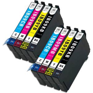 IB09KB (IB09KAの大容量) ブラック お得な4個セット エプソン 互換