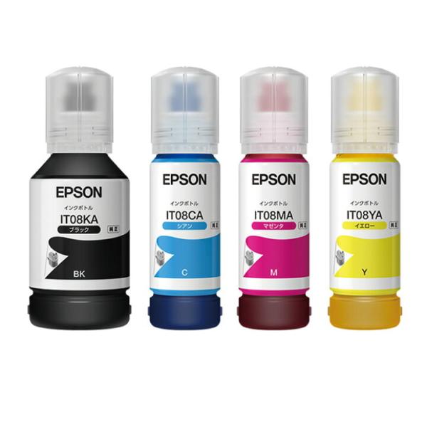 IT08A EPSON 純正インクボトル 4本組 IT08KA IT08CA IT08MA IT08...