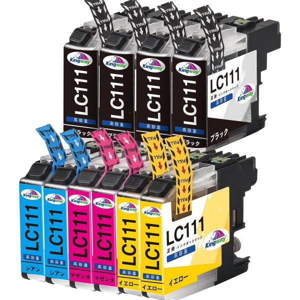 LC111-4PK ブラザー 純正互換インクカートリッジ 10個組 brother DCP J957...