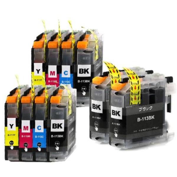 LC113-4PK 4色×2+黒2個 計10個 brother ブラザー 純正互換インクカートリッジ...