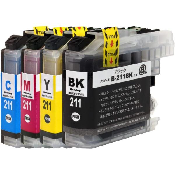 LC211-4PK ブラザー 互換インクカートリッジ 4色組 Brother DCP-J562N J...