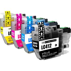 LC412-4PK 4色セット ブラザー 互換インク インクカートリッジ 送料