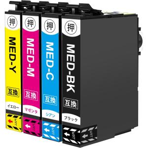 MED-4CL エプソン 純正互換 インクカートリッジ 4色組 メダマヤキ EPSON EW-056A EW-456A 目玉焼き MED-BK MED-C MED-M MED-Y