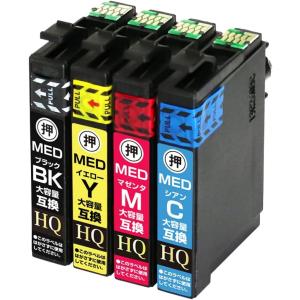 エプソン MED-4CL 純正互換 インクカートリッジ 4色組 エプソン MED-4CL 純正互換 インクカートリッジ 4色組