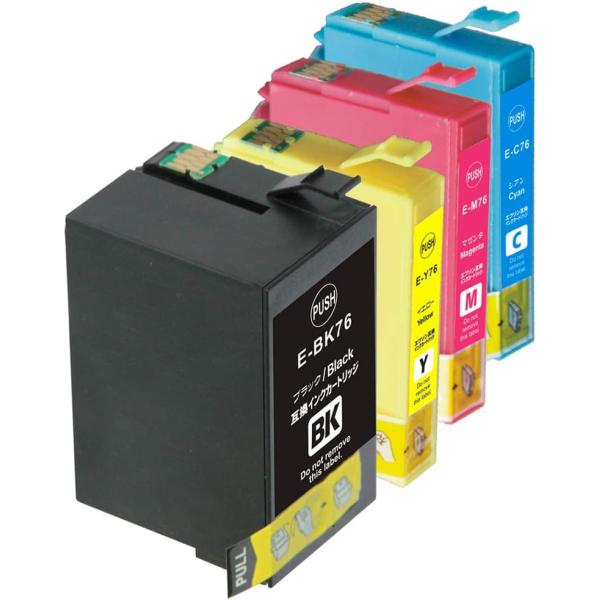 IC4CL76 選べる4個 ICBK76 ICC76 ICM76 ICY76 エプソン 互換インクカ...