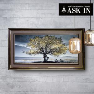 アートフレーム ネオンドッグ 犬 アウトロー クリスタルピクチャー 額