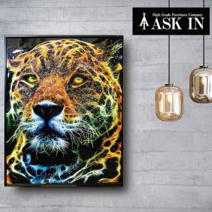 クリスタルアート ジャングルキング185 アートパネル 86x66cm 写真