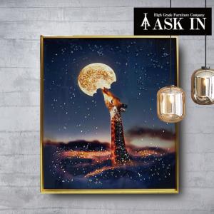 クリスタルアート アマガエル326 アートパネル 51x51cm 写真 おしゃれ