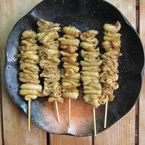 素焼きトリ皮串40本1.4kg やきとり 焼き...の詳細画像1