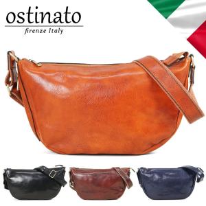 ショルダーバッグ メンズ 革 ブランド Ostinato オスティナート イタリアンレザー 本革 レザー イタリア製 斜めがけバッグ メンズショルダーバッグ｜askashop