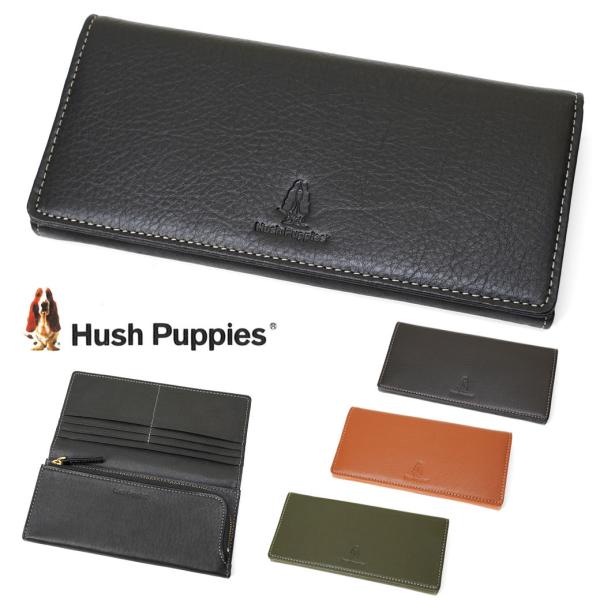 長財布 メンズ Hush Puppies ハッシュパピー ニック 本革 レザー 長サイフ 30代 4...