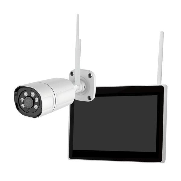 SEC-W-ML1CH-10L-1T - 300万画素ワイヤレスカメラ1台+10インチモニター一体型...