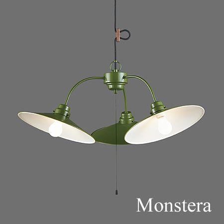 後藤照明 ポイント利用 3灯 ペンダントライト モンステラ GLF-3448 レトロ アンティーク
