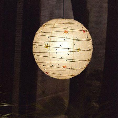 交換用 和紙 ポイント利用 シェード もみじ 直径30cm 伝統工芸 和室 和風照明 林工芸 P-1...