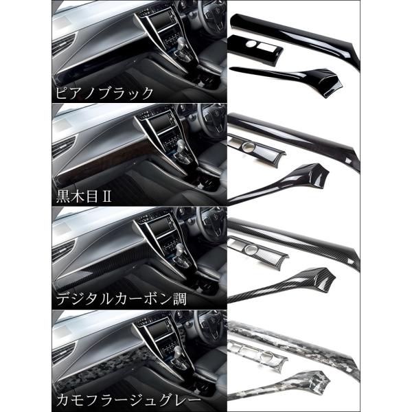 ハリアー 60系  インパネラインパネル ピアノブラック