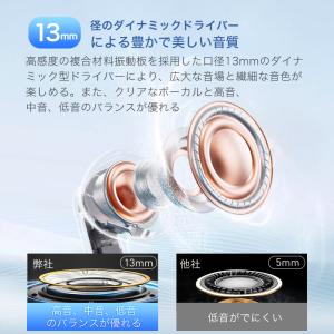ワイヤレスイヤホン Bluetooth5.4 ...の詳細画像5