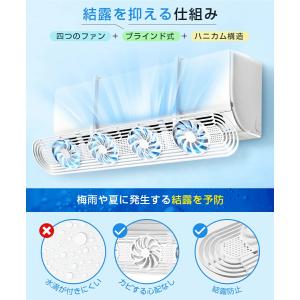 「クーポンで2780円」エアコン 風よけ カバ...の詳細画像5