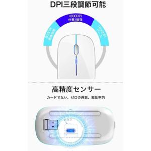 ワイヤレスマウス 無線マウス コンパクト 超薄...の詳細画像5