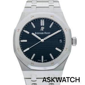 オーデマピゲ Audemars Piguet サイズ:41mm  15500ST.OO.1220ST.03/ロイヤルオークSSブラック文字盤腕時計 中古 ASK002｜askwatch