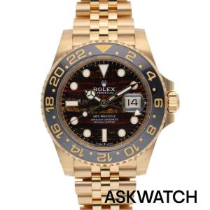 ロレックス ROLEX 126718GRNR/GMTマスターII タイガーアイアン ASK002