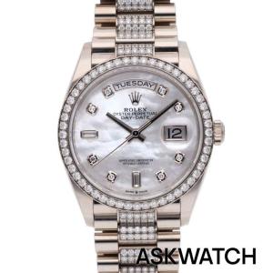ロレックス ROLEX 128349RBR/デイデイト36 中古 ASK002※返品不可