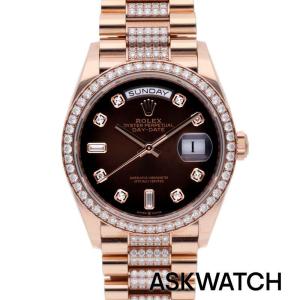 ロレックス ROLEX 128345RBR/デイデイト36 中古 ASK002※返品不可