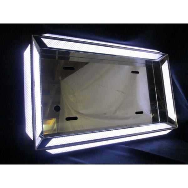 ジェットイノウエ製　大型ナンバー枠　LEDテープ式 ツインDX　ホワイト（白）　24V　501157