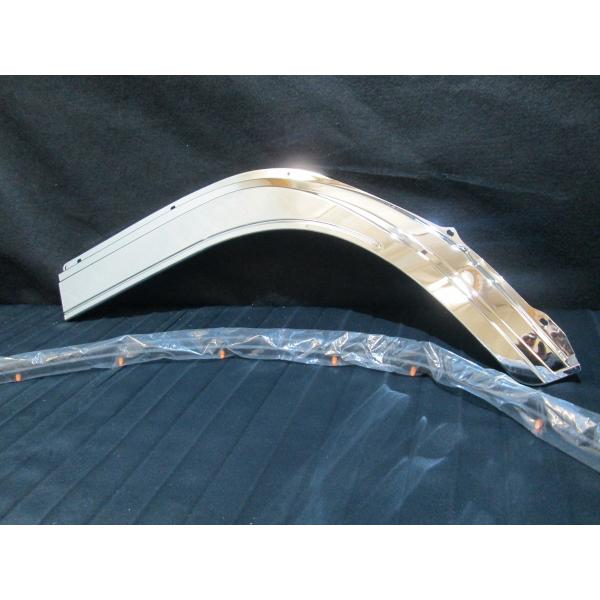 メッキドアフェンダー 運転席側　ゴムラバー付　いすゞ 2t エルフ ローキャブ車　（510048）