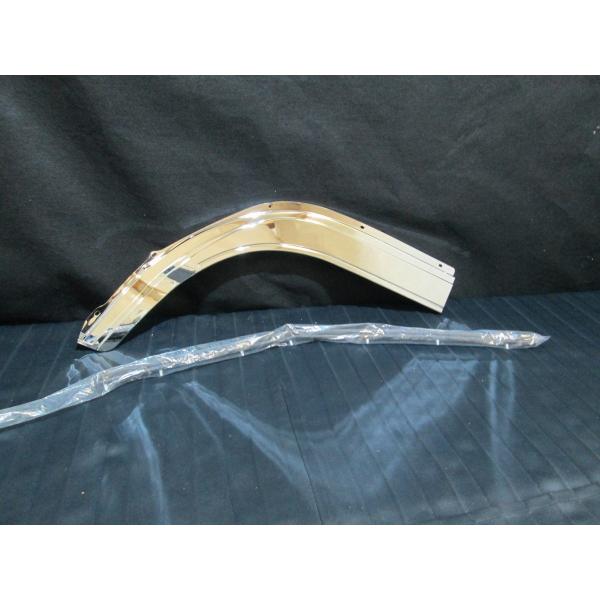 メッキドアフェンダー 助手席側　ゴムラバー付　いすゞ 2t エルフ ローキャブ車　（510049）