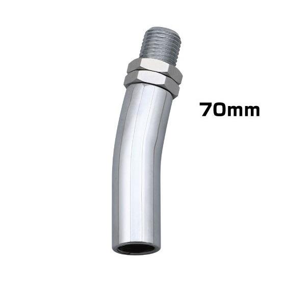 ジェットイノウエ製  同径エクステンション　L型　ちょい曲げ 70ｍｍ　10×1.25　シフトノブ延...